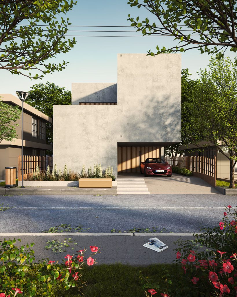 Burgundy Gate House